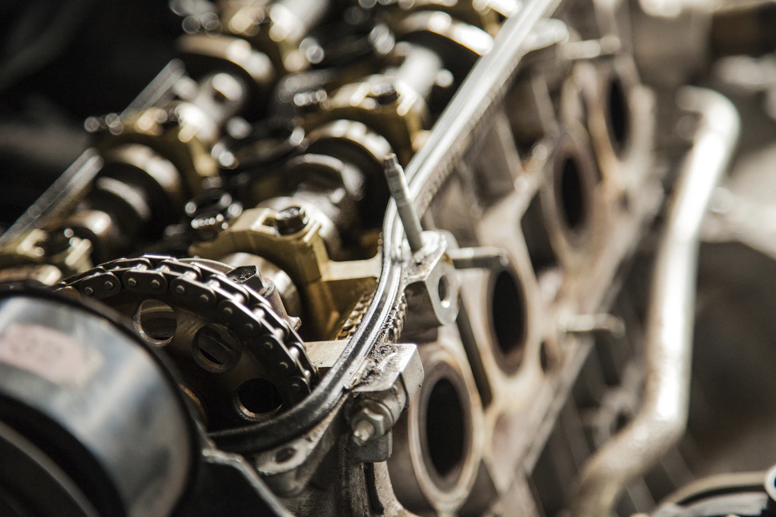 Automotive parts, industry illustration